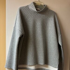 Elegant Gray Women's Turtleneck Sweater